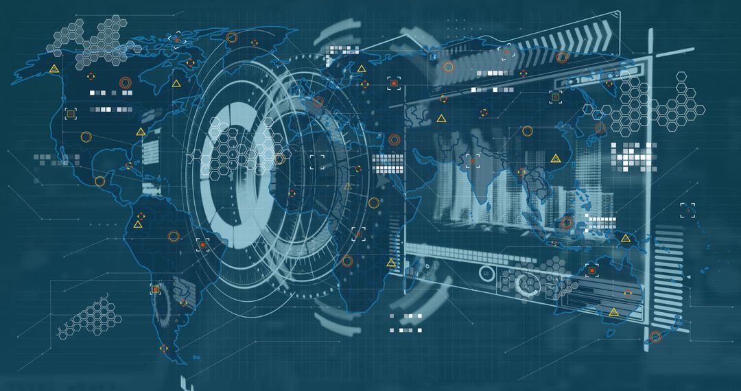 Global Digital Network Data Processing Background