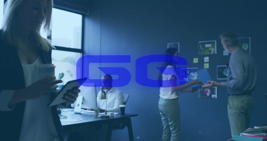 6G Technology Enhancing Business Collaboration in Modern Office