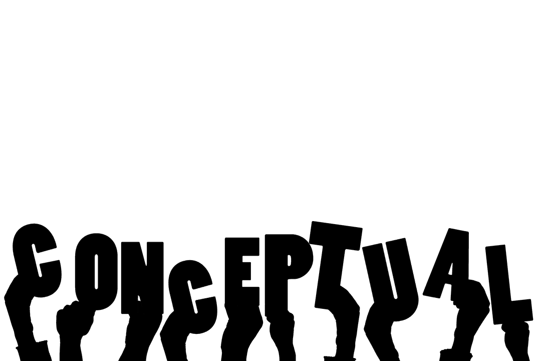 Transparent Hands Sharing Creative Ideas with Text Overlay