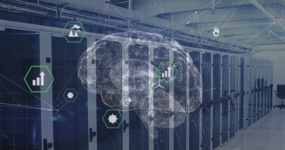 Virtual Brain and Data Analytics in Digital Server Room
