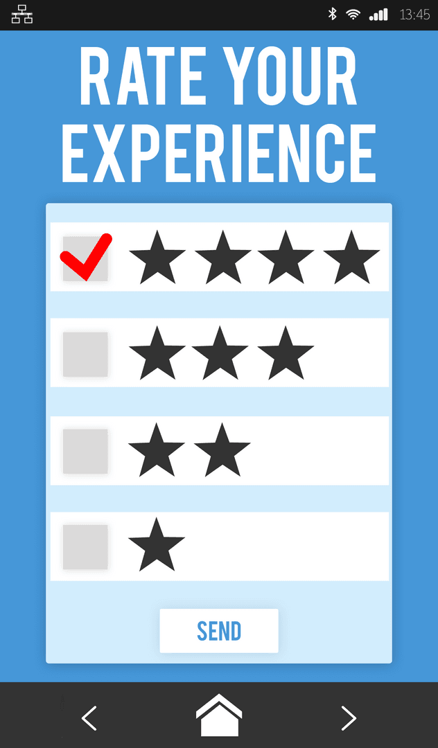 Transparent Interface Design for Rating Experience on Smartphone - Download Free Stock Images Pikwizard.com