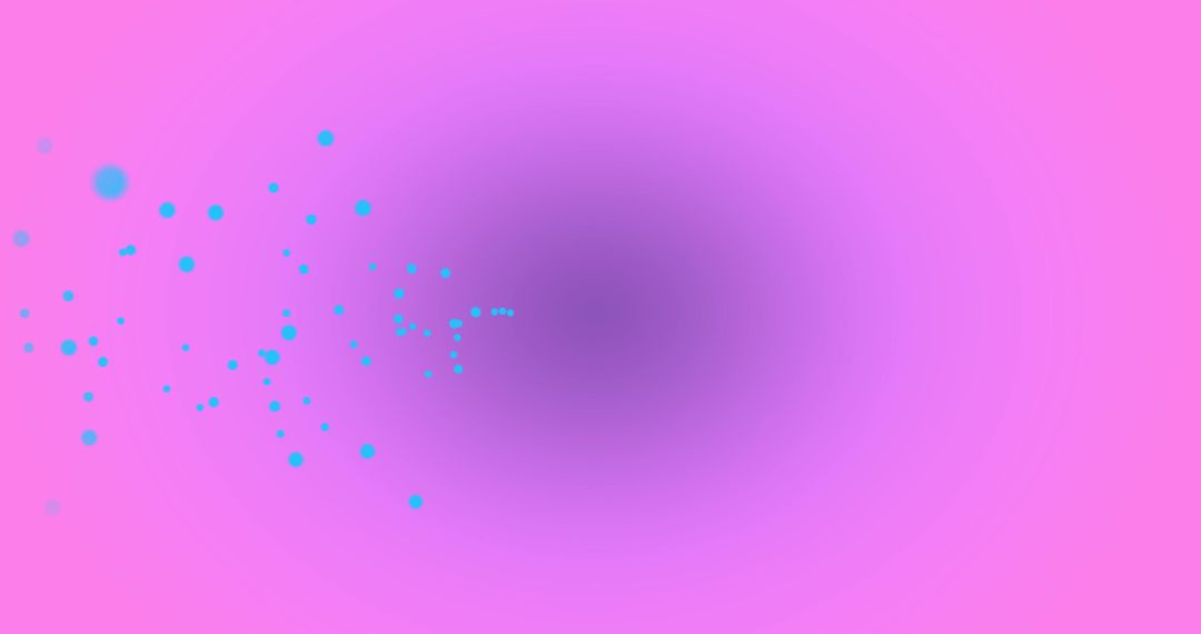 Abstract Gradient Background with Blue Dots on Purple