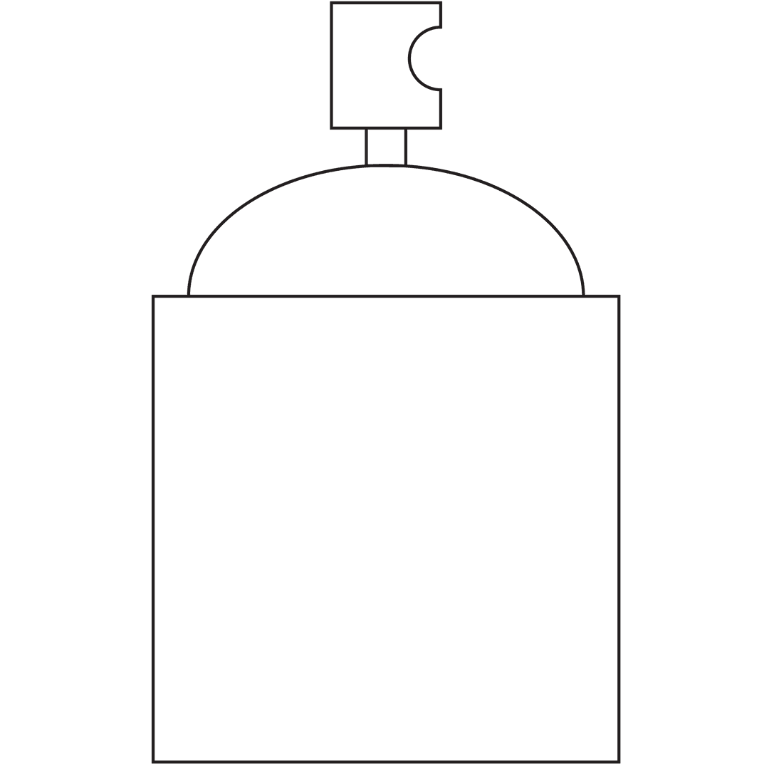 Digital Illustration of Perfume Bottle on Transparent Background