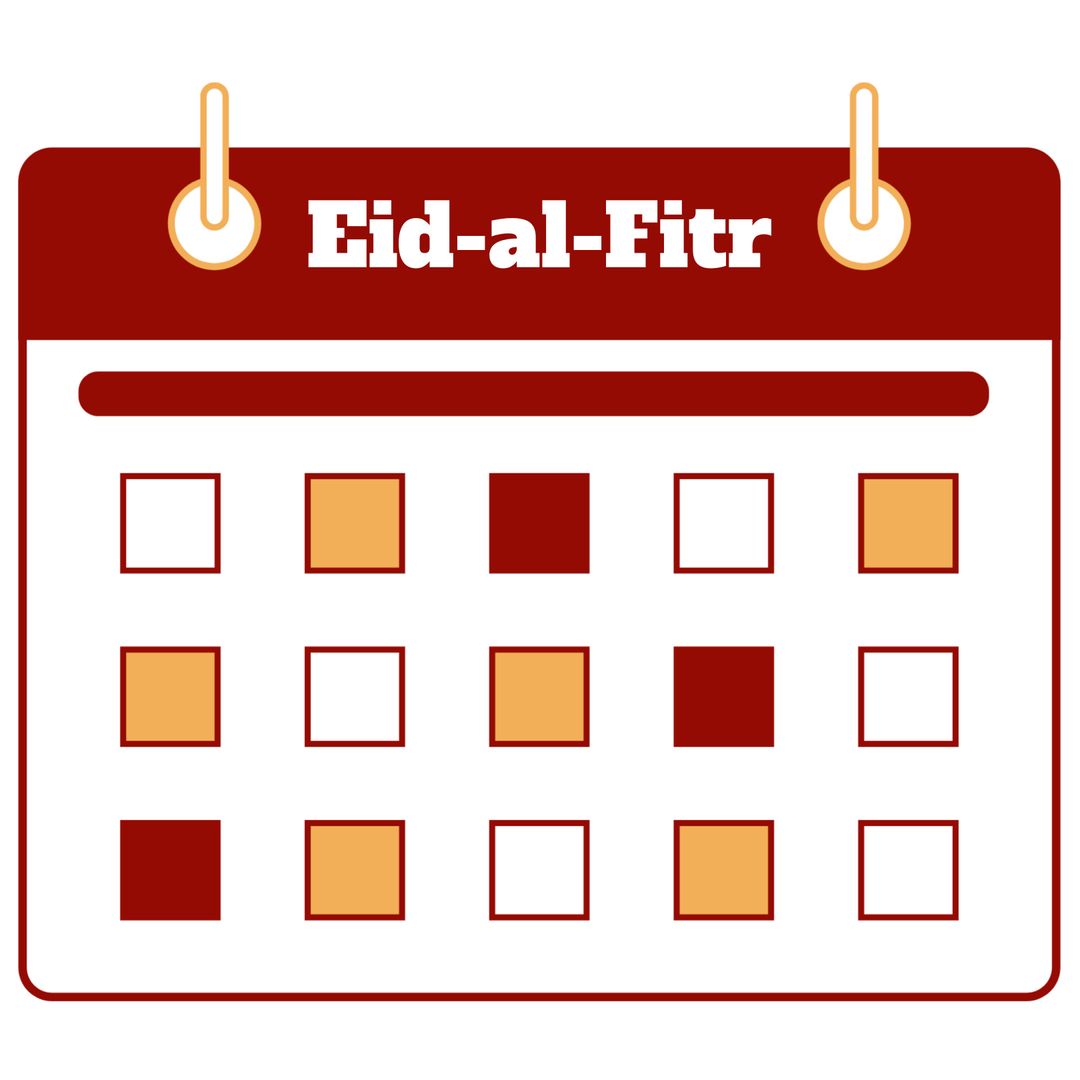 Eid-al-Fitr Calendar Template for Event Planning
