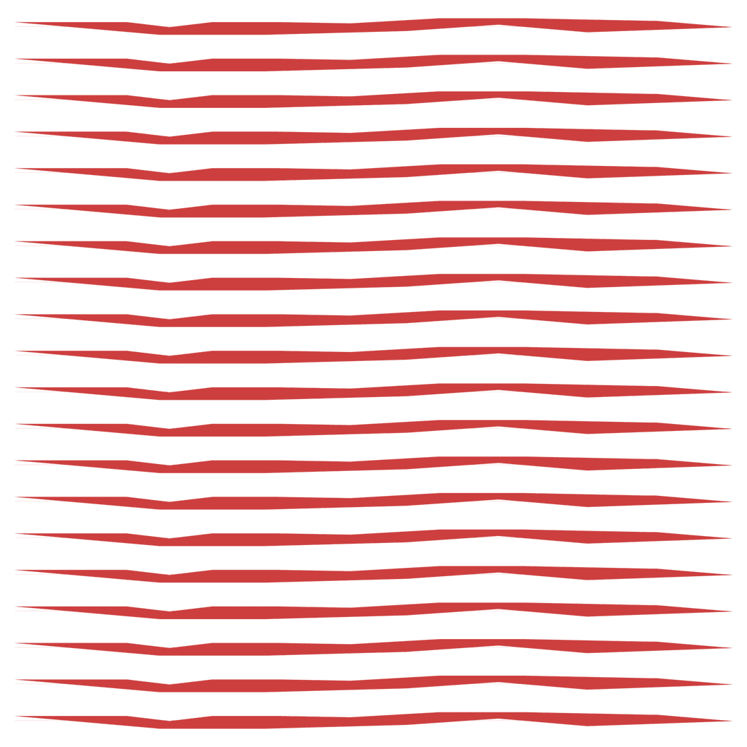 Abstract Red Linear Waves on Transparent Background
