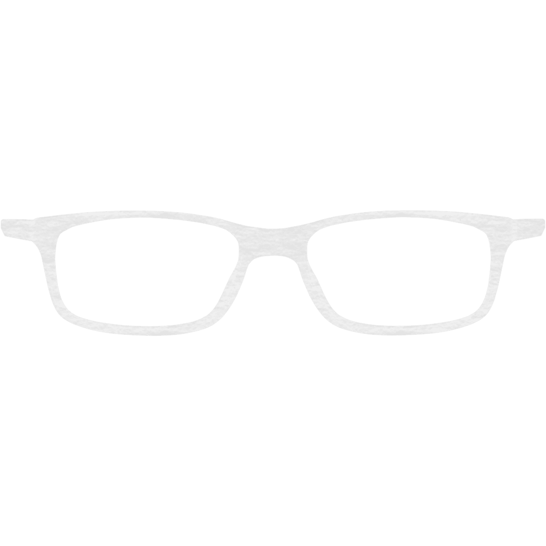 Transparent Eyeglasses Frame Silhouette for Creative Design Layouts
