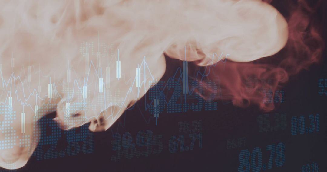 Abstract Financial Data and Smoke Motif