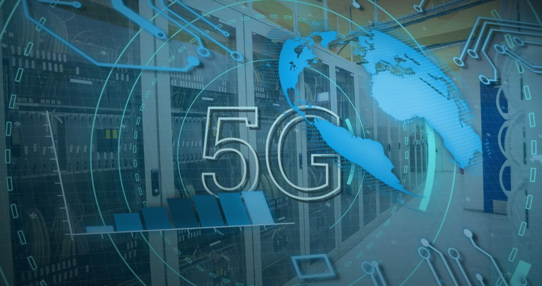 5G Network Technology and Data Processing in Server Room
