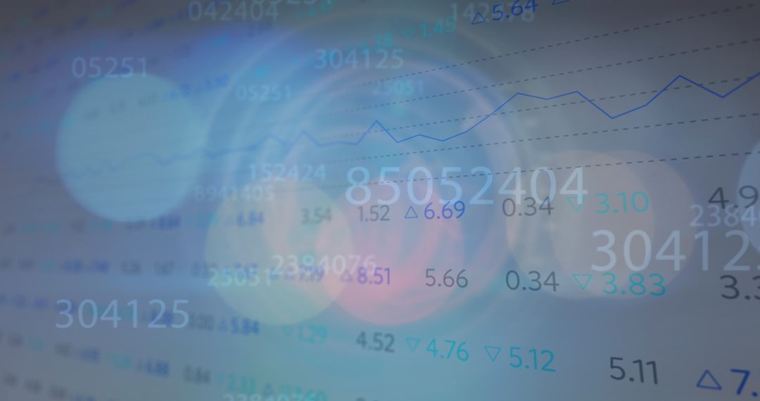 Abstract Stock Market Data Visualization with Lights