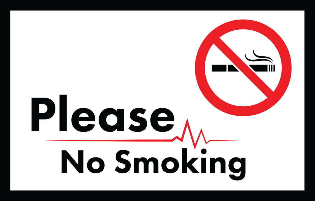 Transparent No Smoking Sign with Prohibition and Message - Download Free Stock Images Pikwizard.com