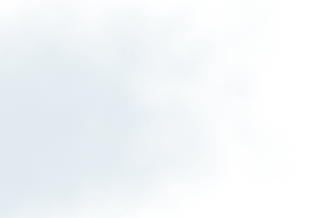 Abstract Transparent Smoke Cloud on Gradient Blue Sky Background