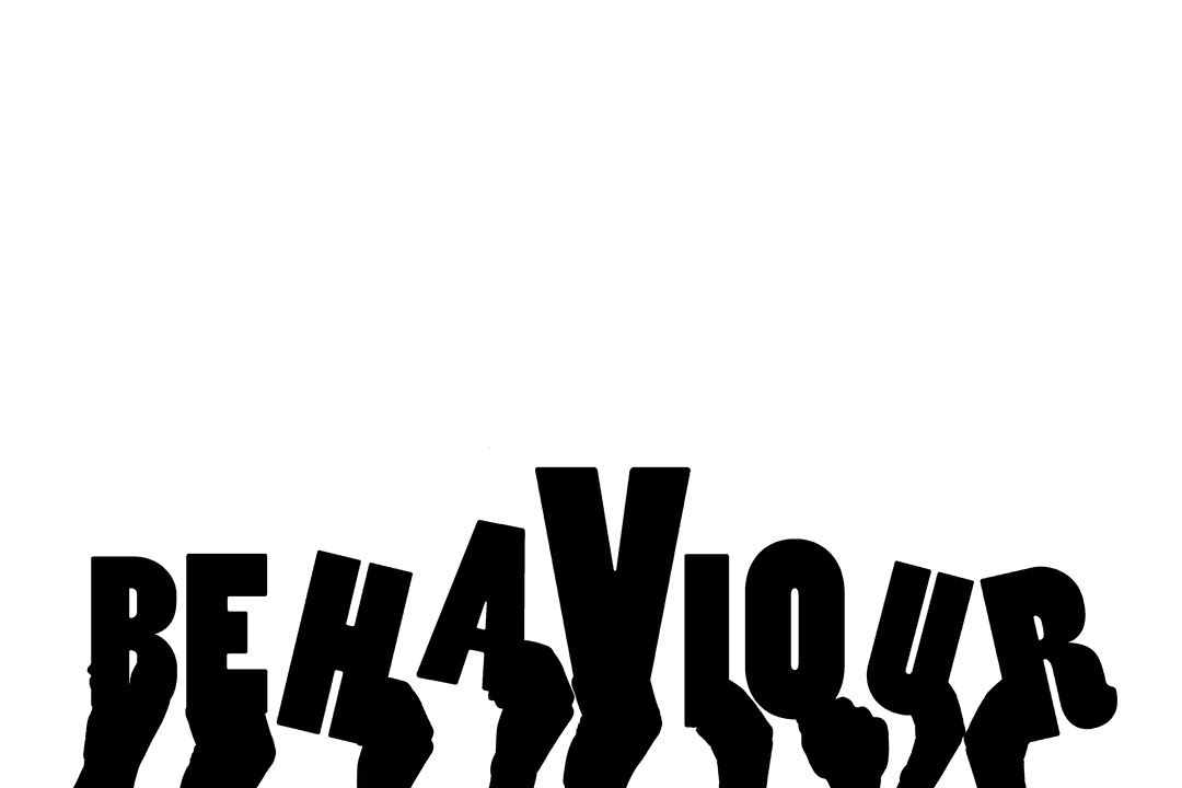 Transparent Hands Holding 'Behaviour' Concept Design