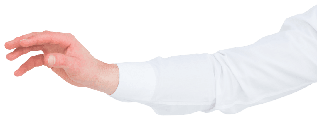 Businesswoman's Hand Touching Transparent Screen Focus on Technology