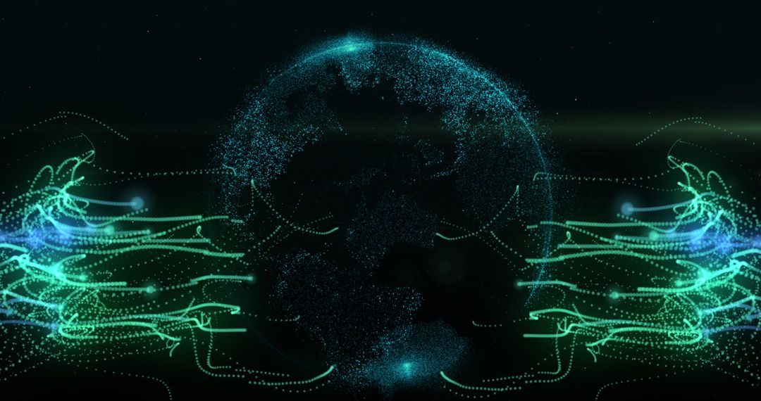 Global Communication Network with Digital Energy Currents