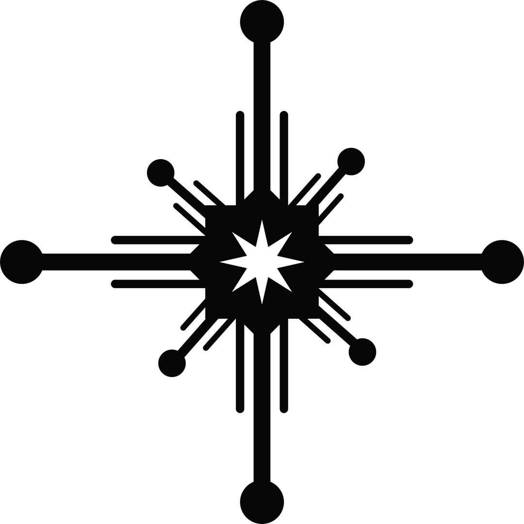 Black Snowflake with Star on Transparent Background, Winter Vector Illustration - Download Free Stock Images Pikwizard.com