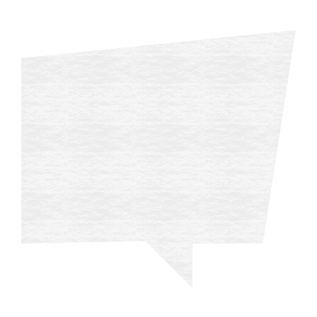 Transparent Speech Bubble Illustration for Communication Projects