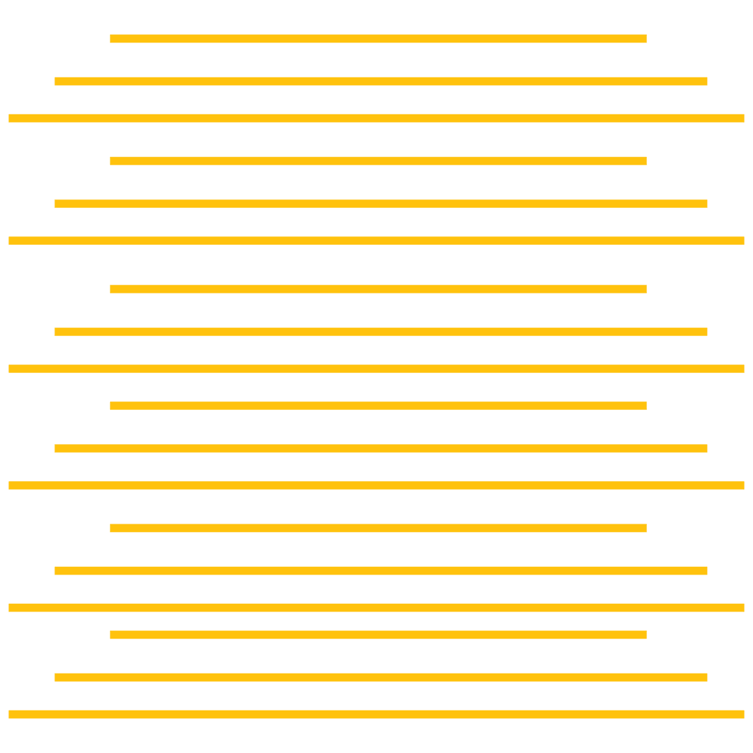 Yellow Horizontal Lines on Transparent Background Illustration