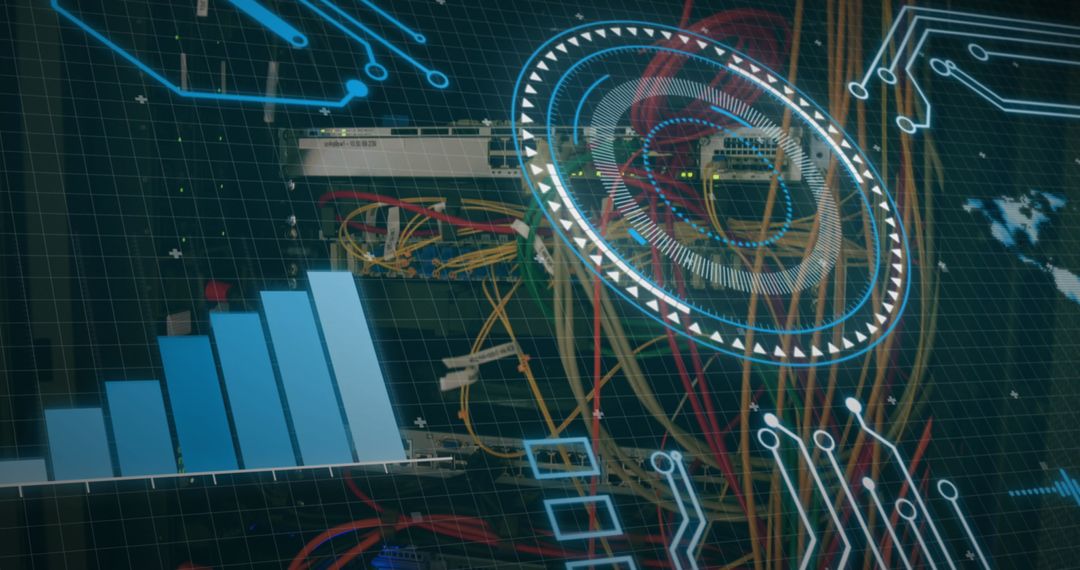 Digital Connections and Data Processing on Network Server