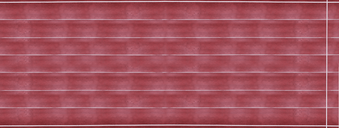 Panoramic Transparent View of Outdoor Running Track Lines