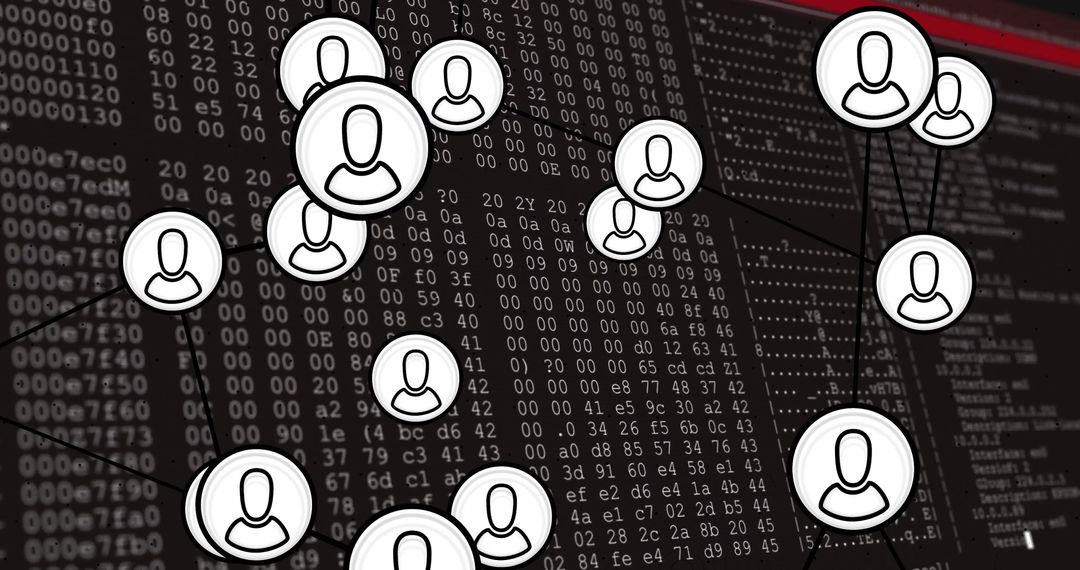 Data Flow Representation with User Icons on Digital Interface