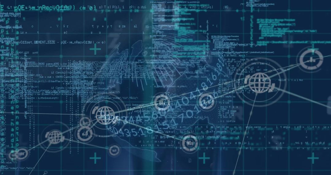 Global data network with digital interfaces and connections