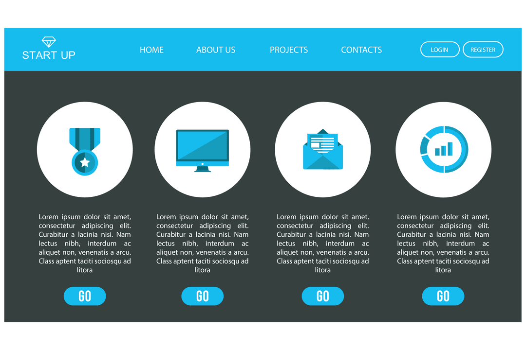 Transparent Startup Website Interface Icons in Modern Design - Download Free Stock Images Pikwizard.com
