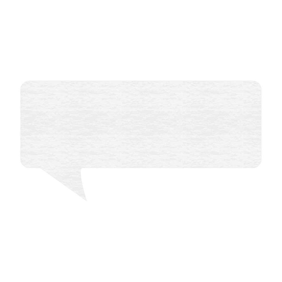 Creative Communication Speech Bubble on Transparent Background