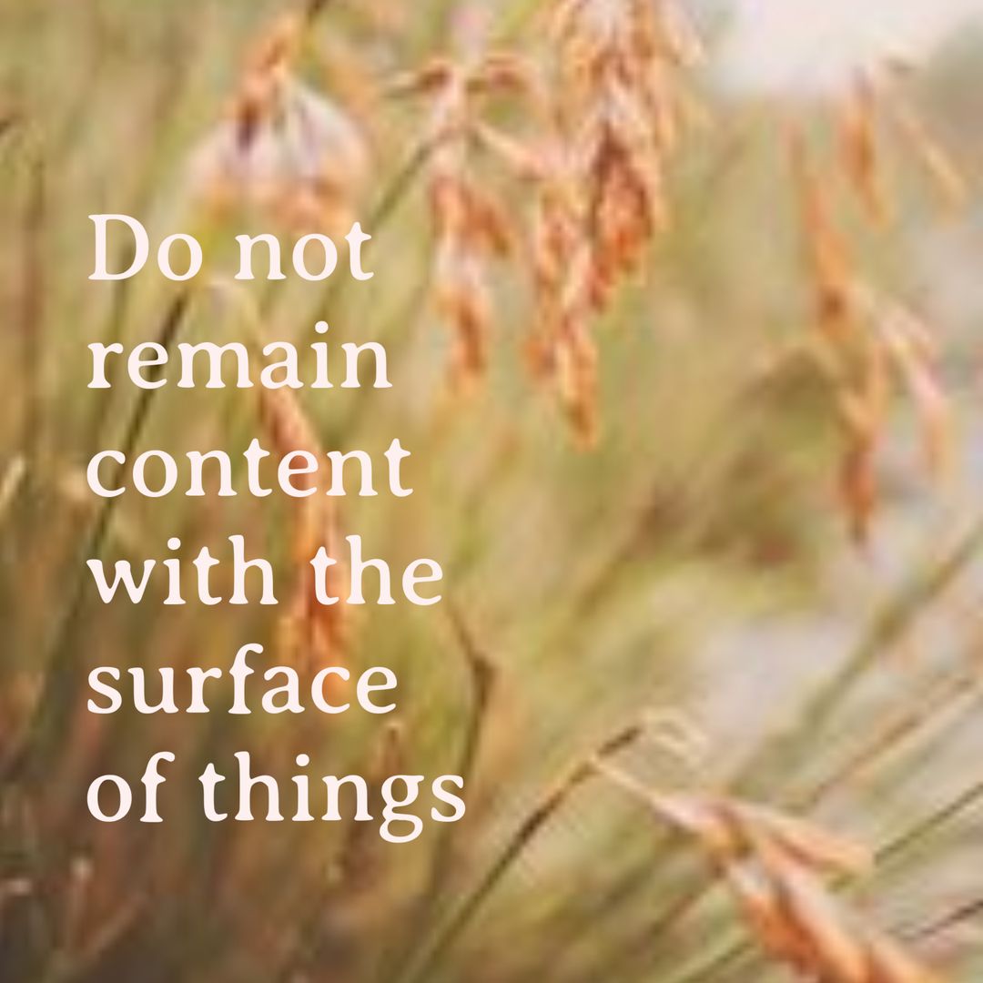 Mindful Growth Quote on Nature Background