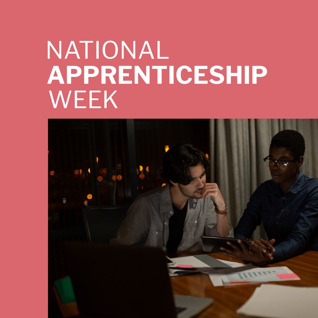Diverse Team Collaborating During National Apprenticeship Week