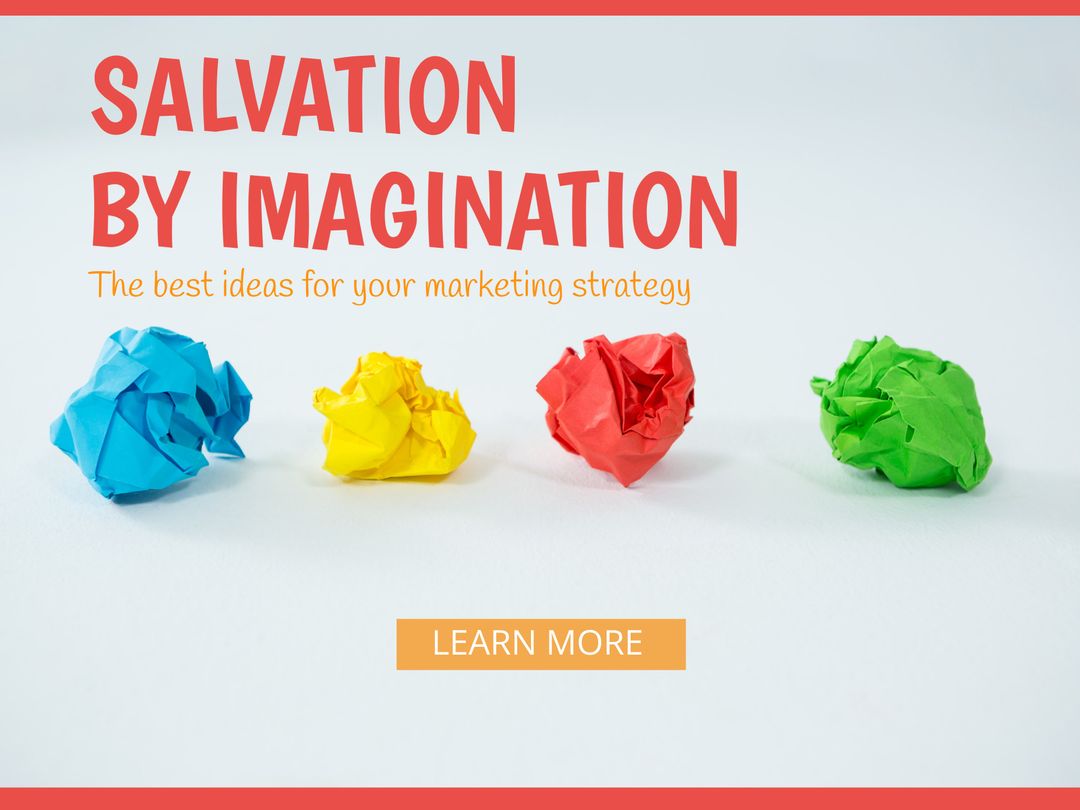 Colorful Solutions and Brainstorming Innovation Concept