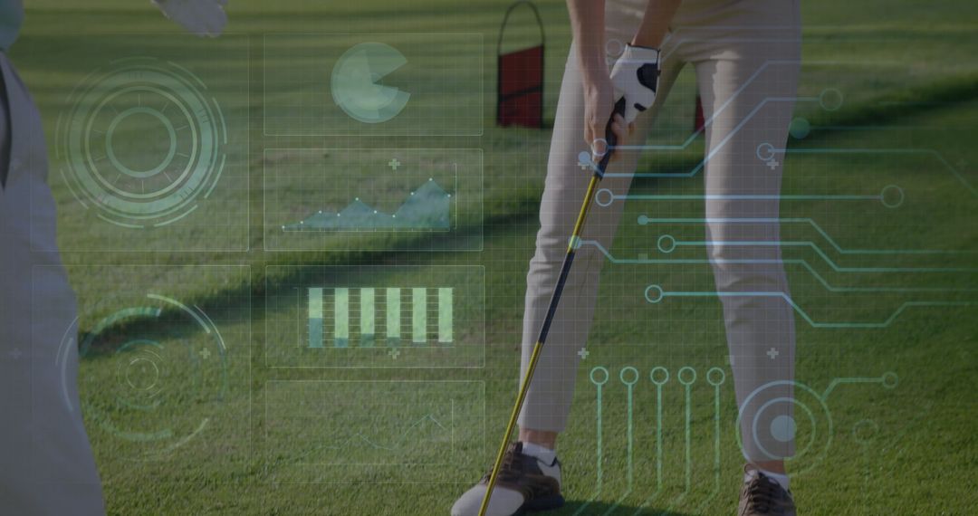 Golf Technique Training with Virtual Analytics Overlays