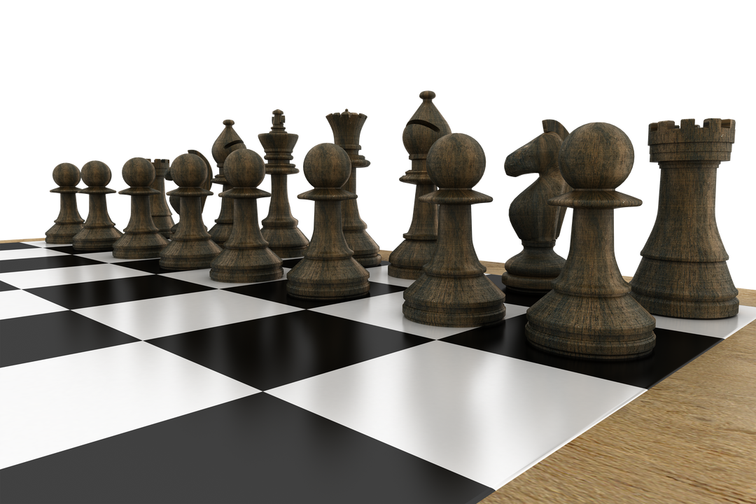 Black Chess Pieces Transparent Background Strategy Concept - Download Free Stock Images Pikwizard.com