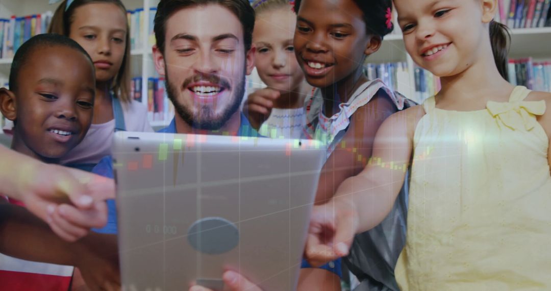 Tutor Engaging Diverse Children in Digital Learning at Library