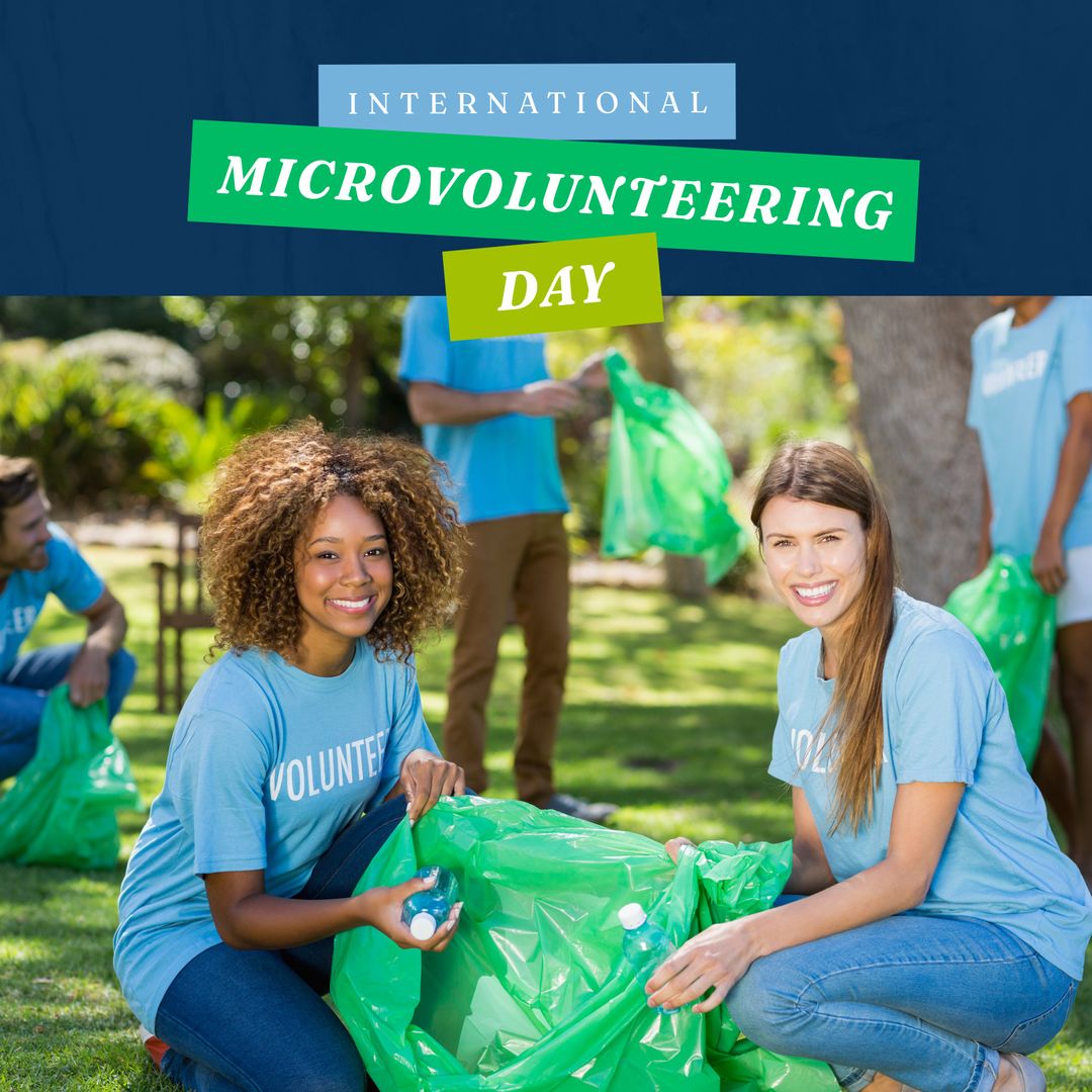 International Microvolunteering Day with Joyful Volunteers Cleaning Park