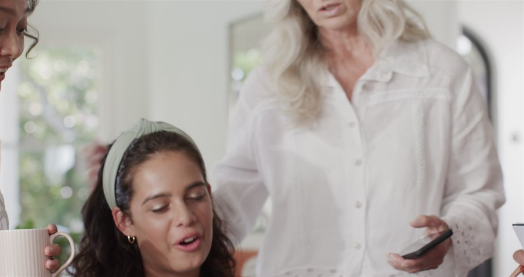 Women Collaborating on Wedding Plans with Enthusiastic Discussion