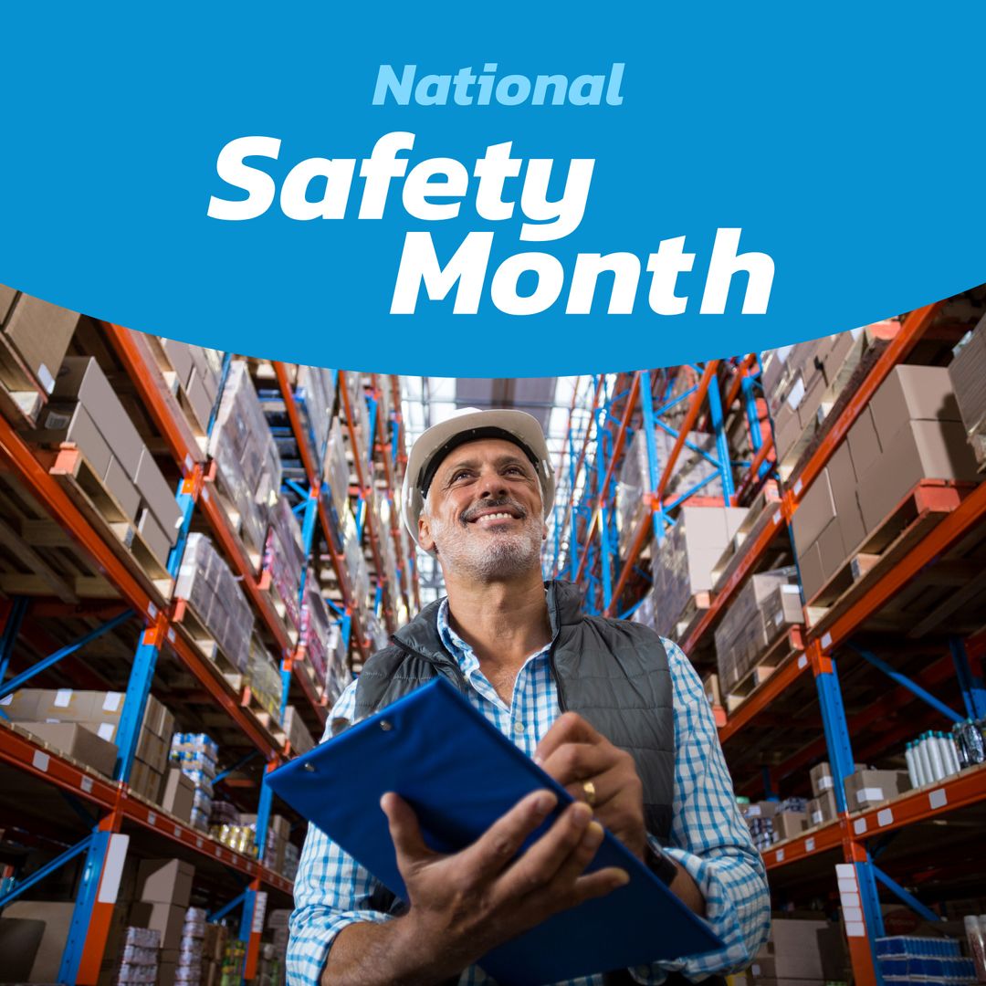 Celebrate National Safety Month in Warehouse with Happy Worker