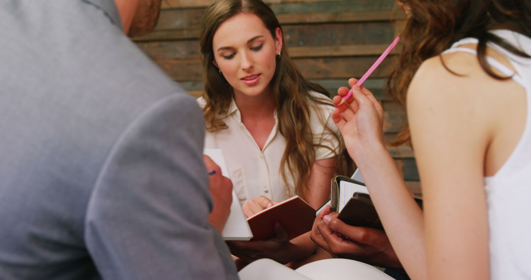 Collaborative Team Meeting of Business Professionals