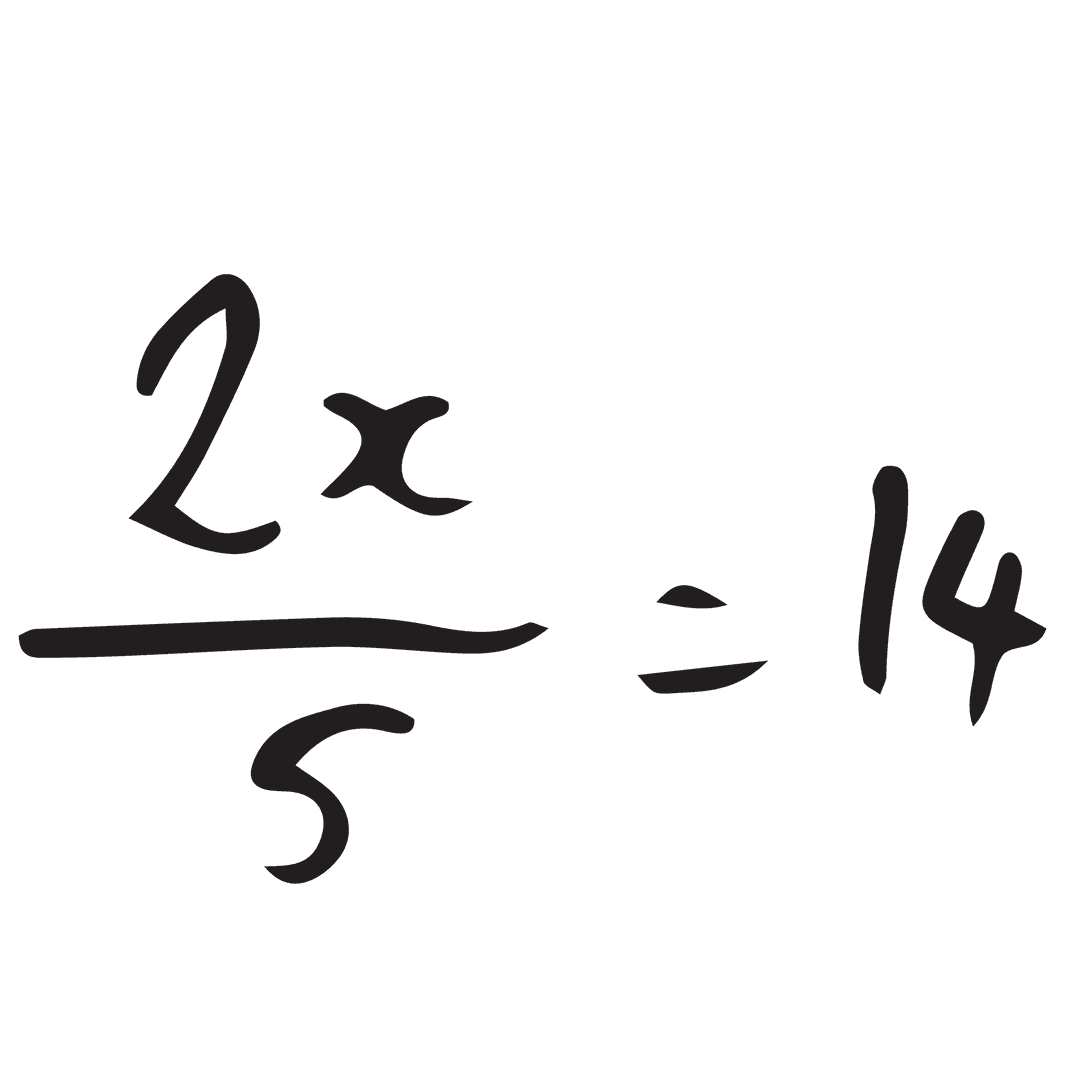 Transparent Mathematical Equation Concept