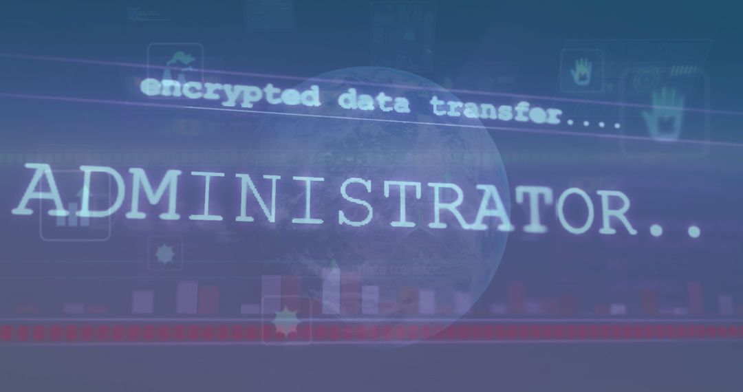 Global Data Transfer with Active Security and Administration - Free Images, Stock Photos and Pictures on Pikwizard.com