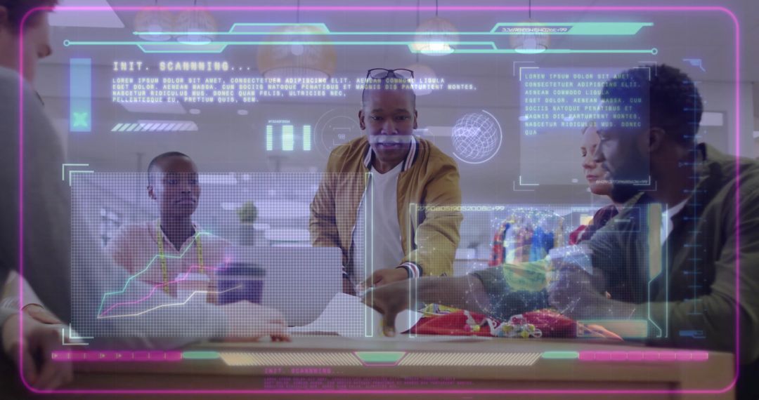 Interacting with Holographic Interface in High-Tech Office Setting