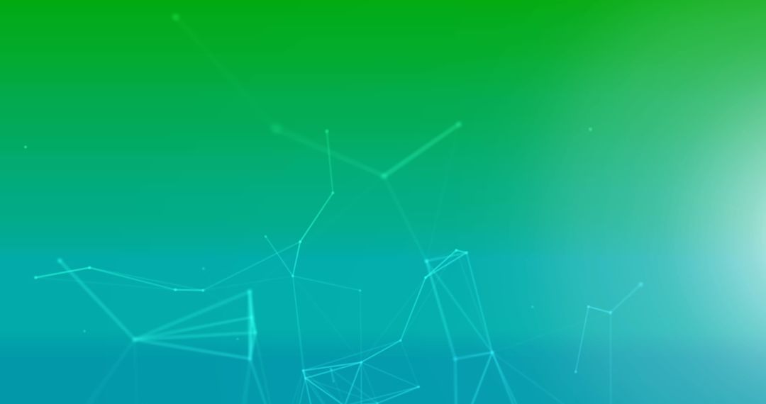 Abstract Technology Network on Gradient Background