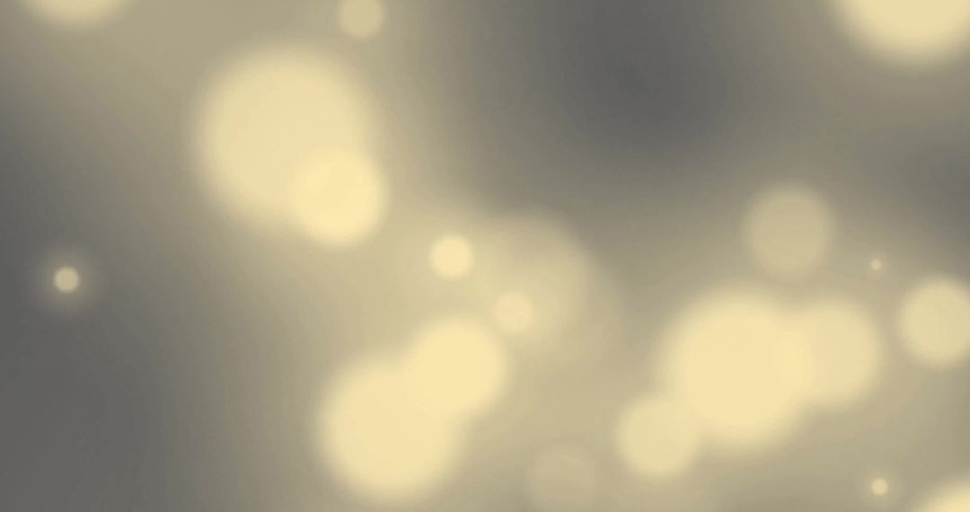 Glowing Light Spots on Grey Abstract Background