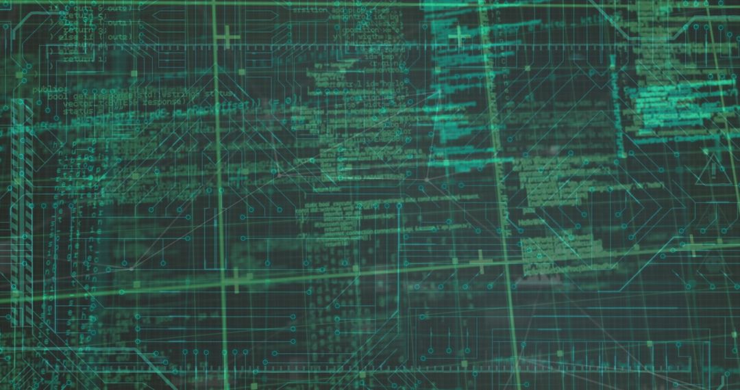 Abstract Digital Data Grid With Programming Codes - Free Images, Stock Photos and Pictures on Pikwizard.com
