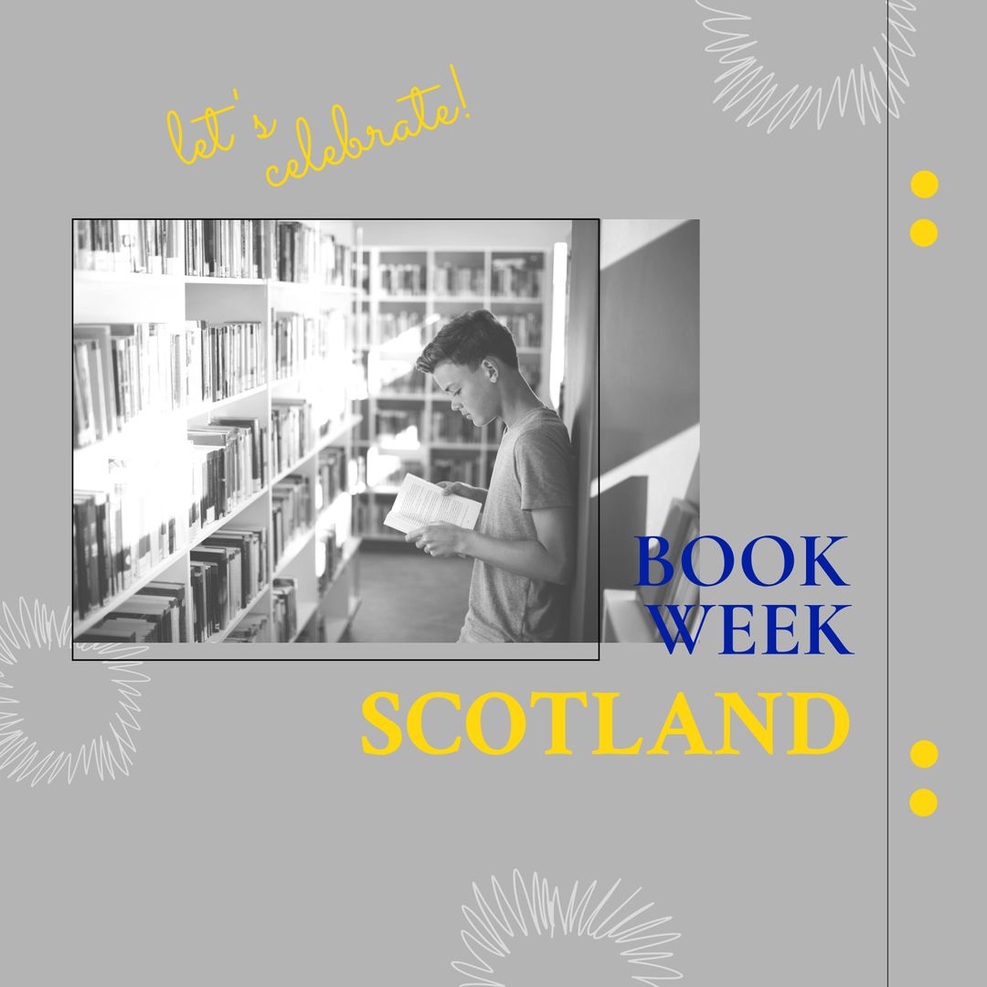 Young Student Celebrating Book Week Scotland