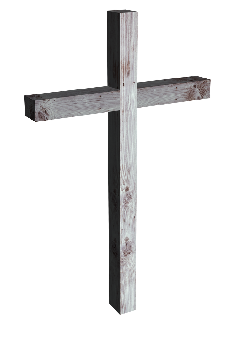 Wooden Cross Symbol on Transparent Background, Religion and Faith Illustration - Download Free Stock Images Pikwizard.com