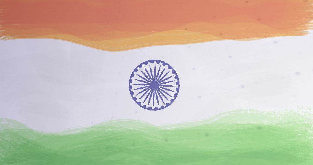 Covid-19 Concept with Indian Flag and Pandemic Graphics
