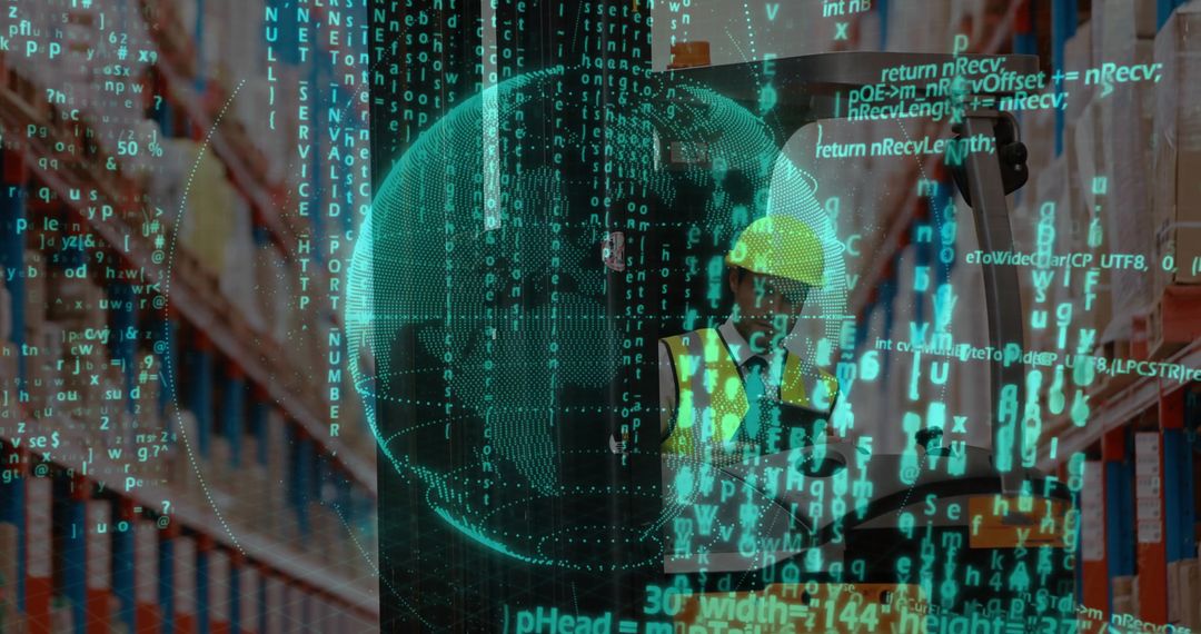 Warehouse Automation with Digital Overlay in Industrial Environment