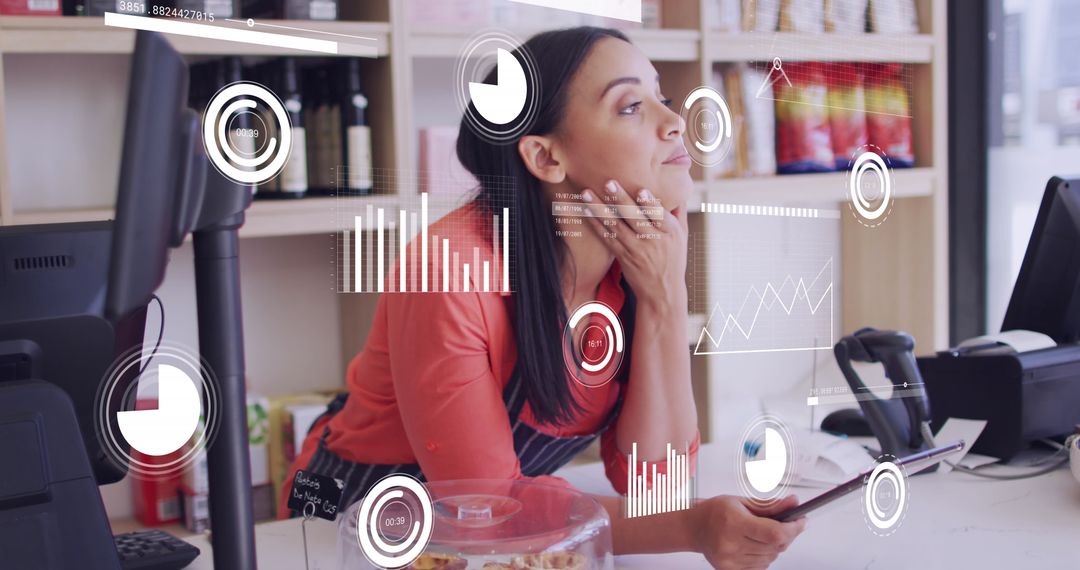 Innovative Retail Technology with Data Analytics Visualization