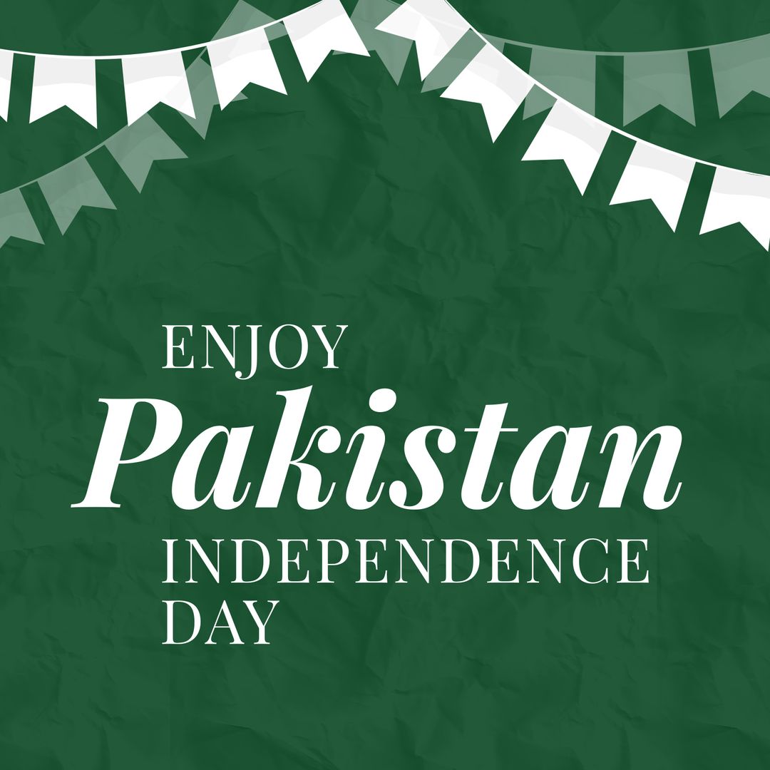Celebrate Pakistan Independence Day with Festive Buntings