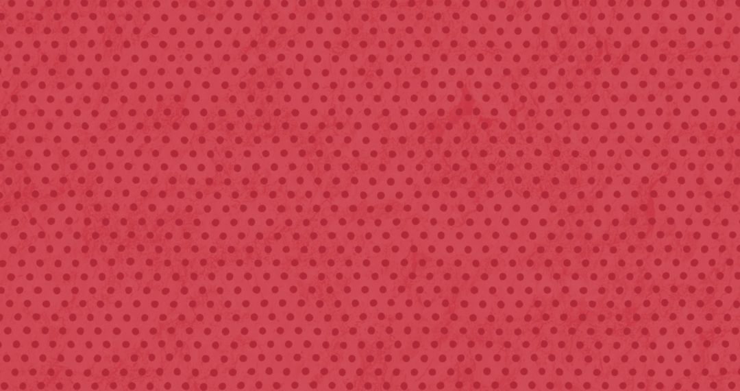 Seamless Red Dot Pattern with Hypnotic Motion